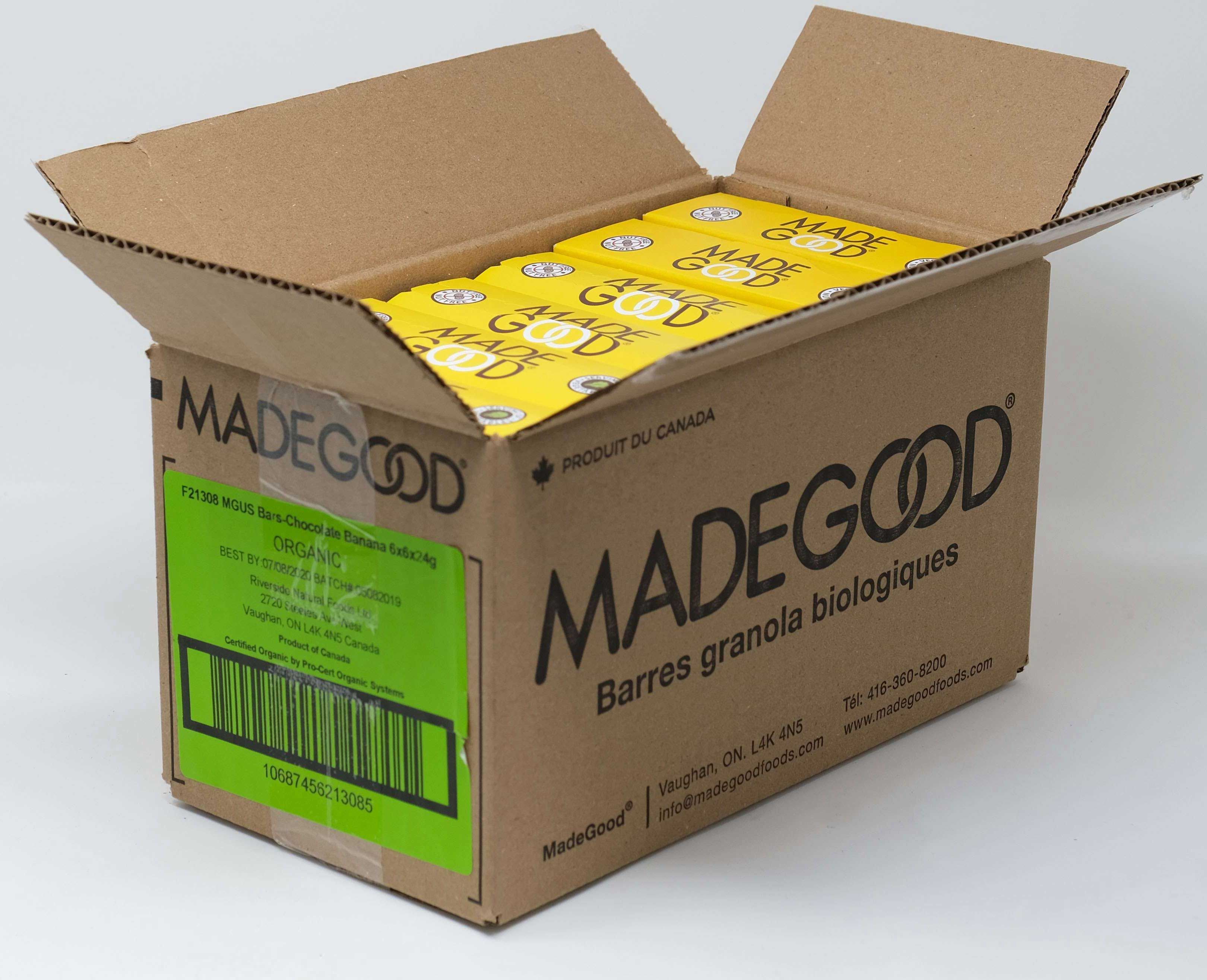 Madegood Chocolate Banana Granola Snack Bar, 0.85 Ounce -- 36 Per Case