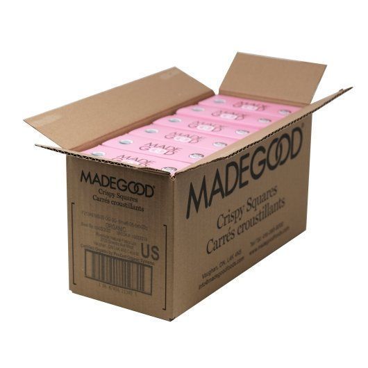 Madegood Strawberry Crispy Squares, 6 Count -- 6 Per Case