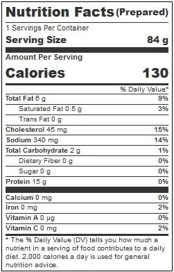 Cuisine Solutions Seared Sliced Chicken Breast, 3.3 Pound -- 4 per case