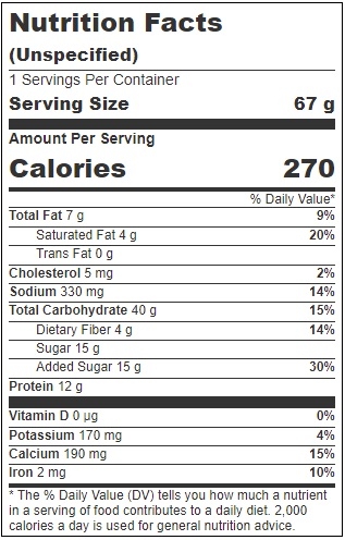 Kodiak Cakes Chocolate Chip Minute Muffin, 2.29 Ounce -- 12 per case