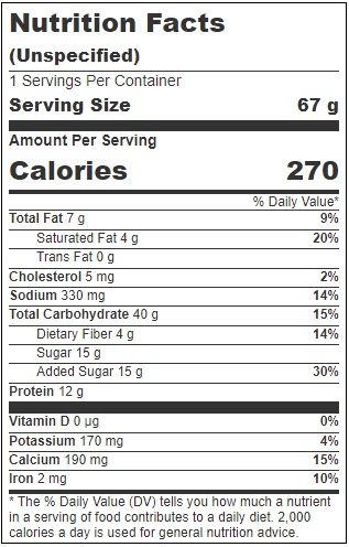 Kodiak Cakes Chocolate Chip Minute Muffin, 2.29 Ounce -- 12 Per Case