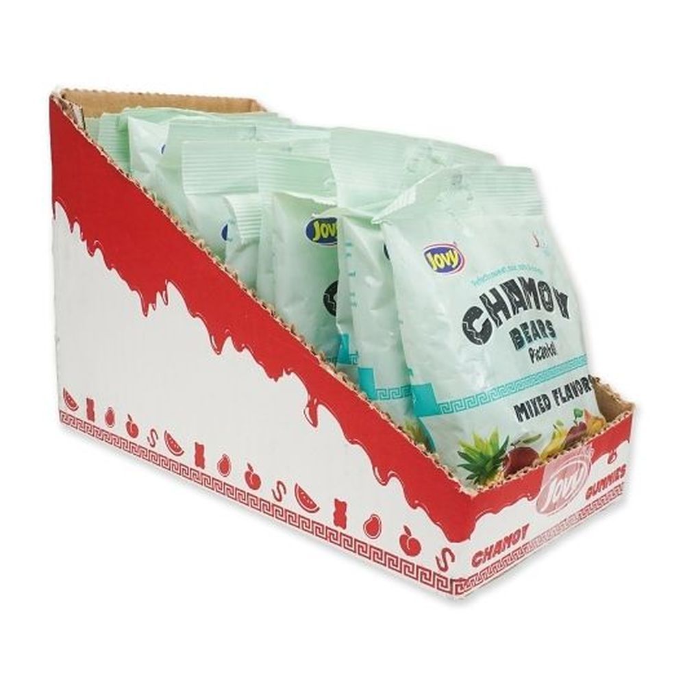 Jovy 5 Ounce Chamoy Mixed Flavor Gummy Bears, 8 Count