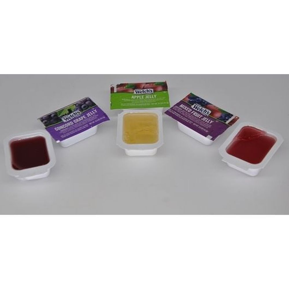 Welchs Apple Grape and Mixed Fruit Jelly, 0.5 Ounce -- 200 per case
