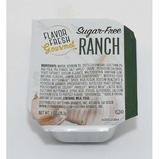 Flavor Fresh Sugar Free Ranch Dressing , 1 Ounce Cup -- 100 per case