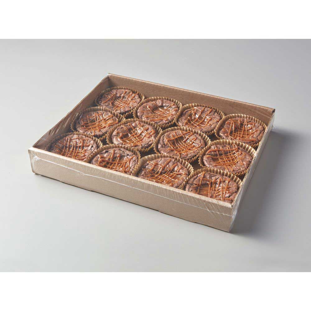 Pillsbury Thaw and Serve Molten Caramel Drizzled Brownie, 2.5 Ounce -- 60 per case