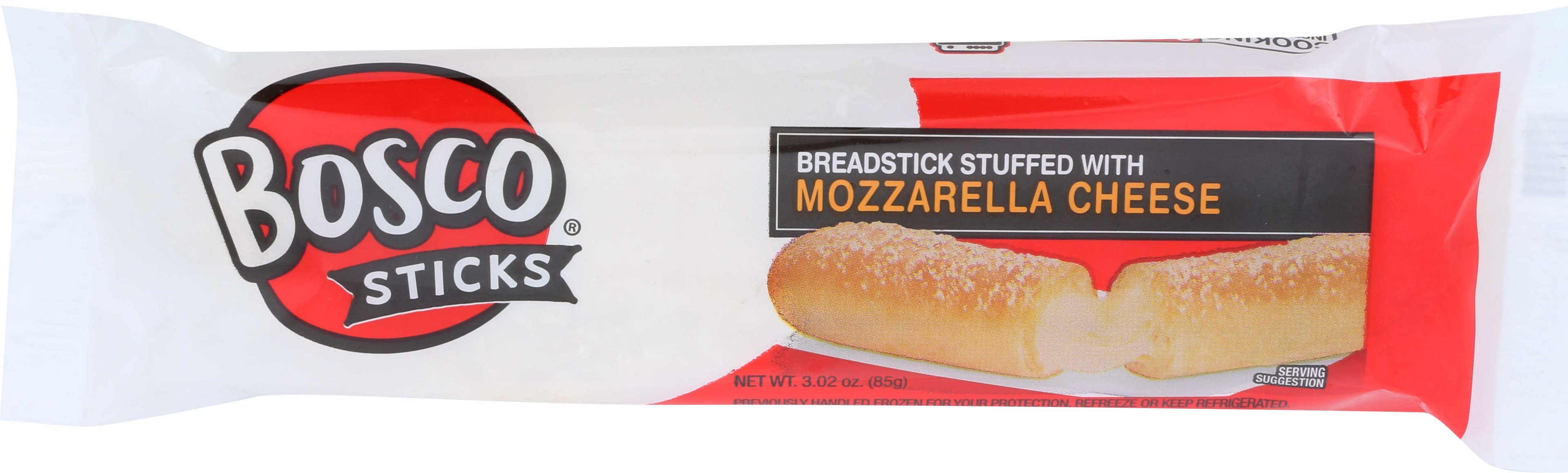Bosco Individually Wrapped 7 inch Breadstick Stuffed with Mozzarella Cheese, 0.189 Pound -- 36 per case