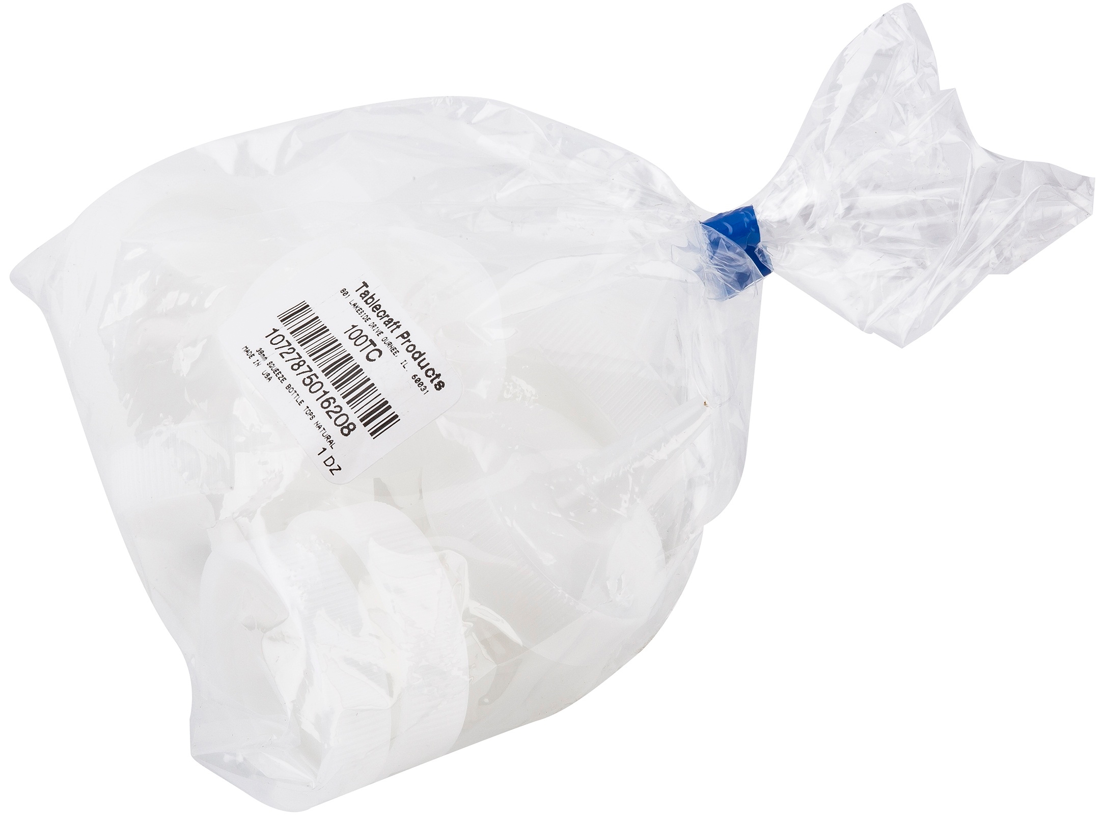 Tablecraft Natural Squeeze Bottle Top, 38 Millimeter -- 12 per case