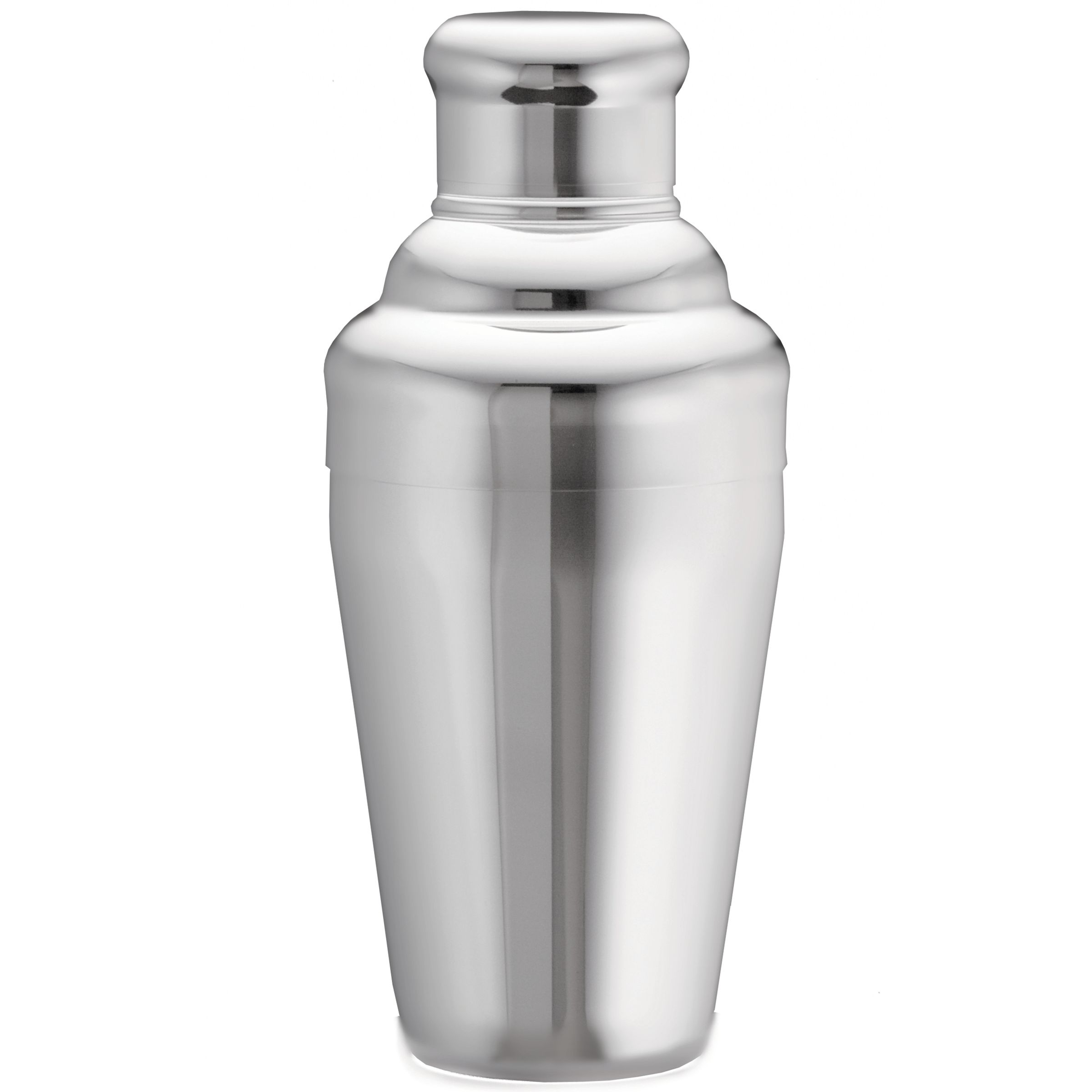 Tablecraft Premium Stainless Steel 3 Piece Bar Cocktail Shaker Set, 24 Ounce Capacity -- 4 Per Case