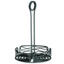 Tablecraft Round Mediterranean Collection Versa Rack Round Condiment Rack with Merchandising Ring, 8.25 x 8.25 x 10 inch -- 2 per case