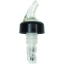 Tablecraft Proper Pour Clear Tube, 1.25 Ounce Capacity -- 12 per case