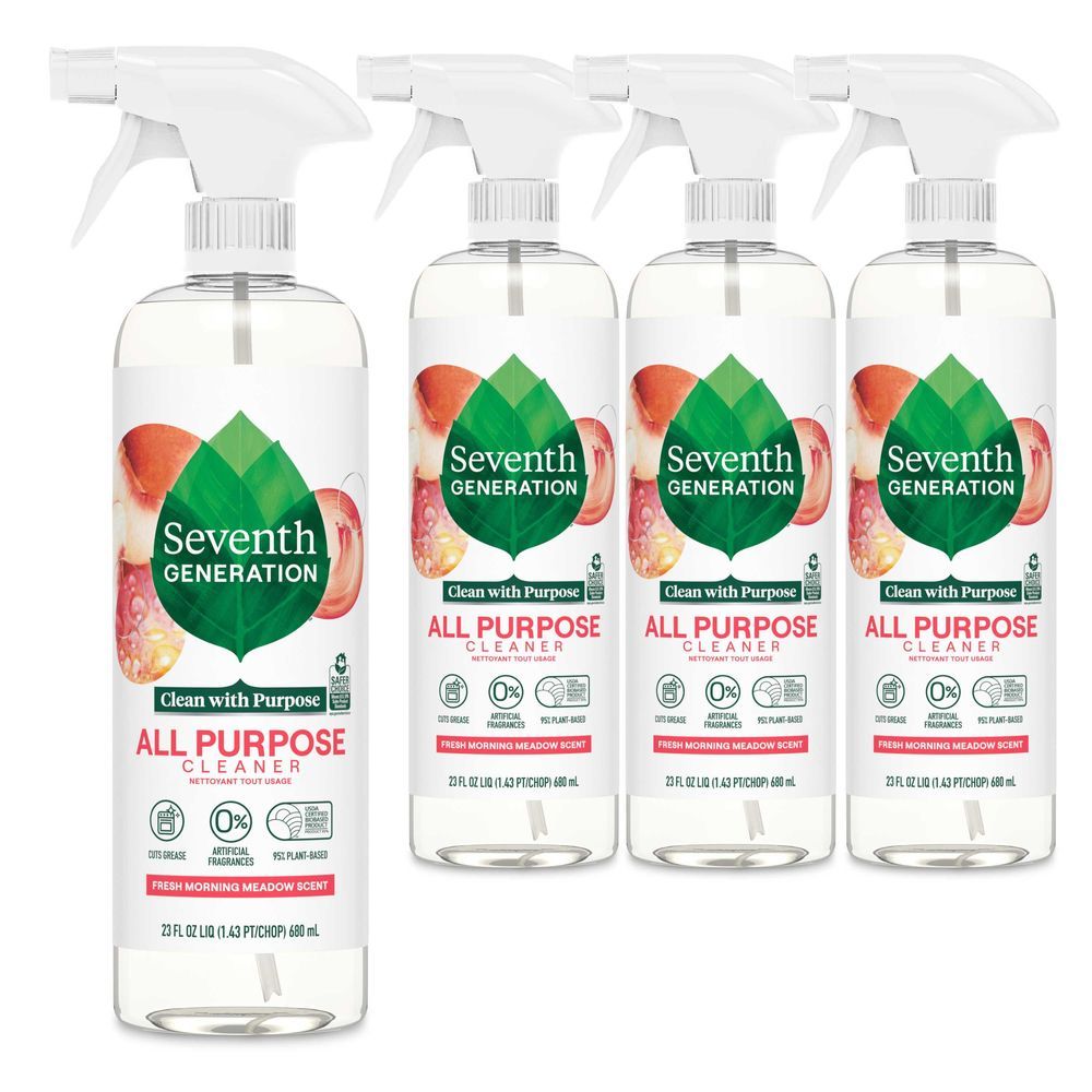 Seventh Generation Morning Meadow All Purpose Cleaner, 23 Ounce -- 4 Per Case