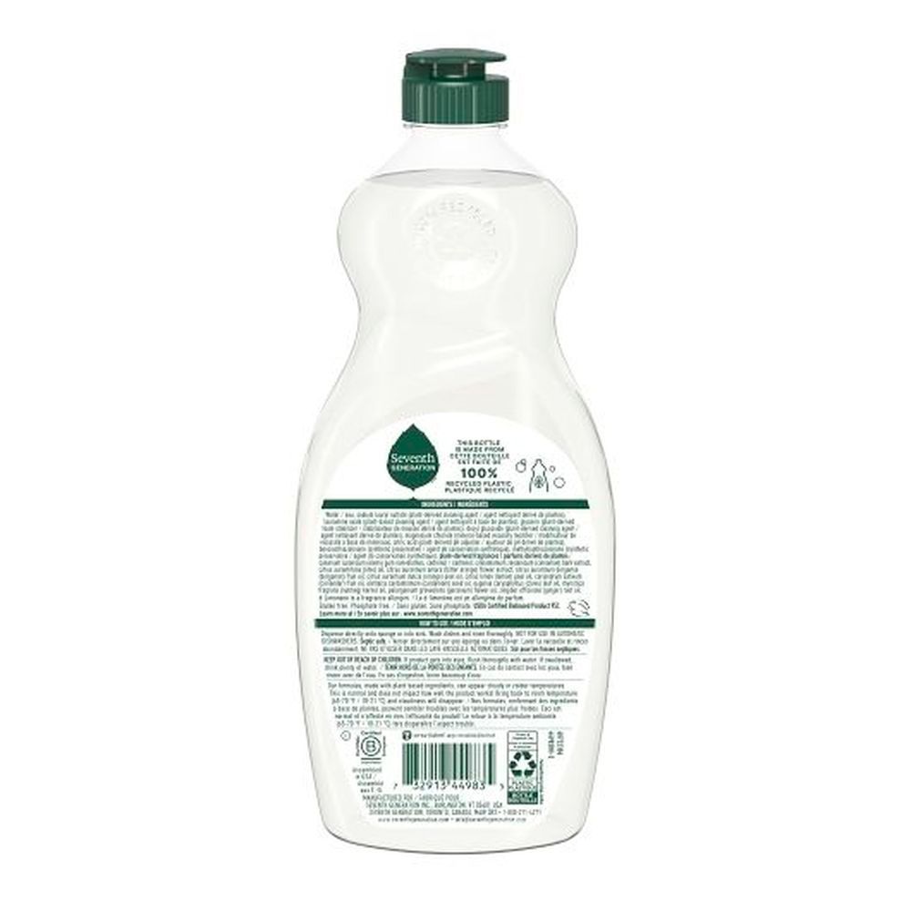Seventh Generation Lime And Ginger Dish Soap, 19 Fluid Ounce -- 6 Per Case