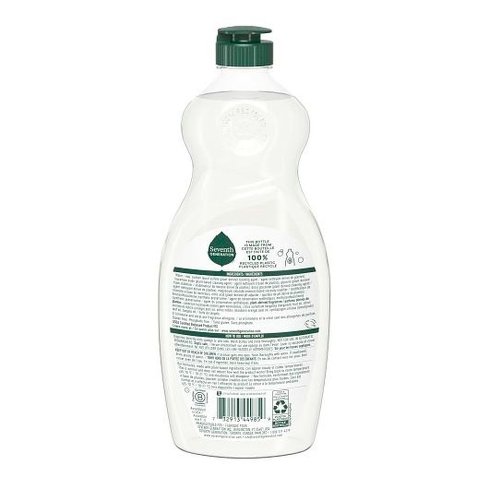 Seventh Generation Lemongrass Clementine Dish Soap, 19 Fluid Ounce -- 6 Per Case