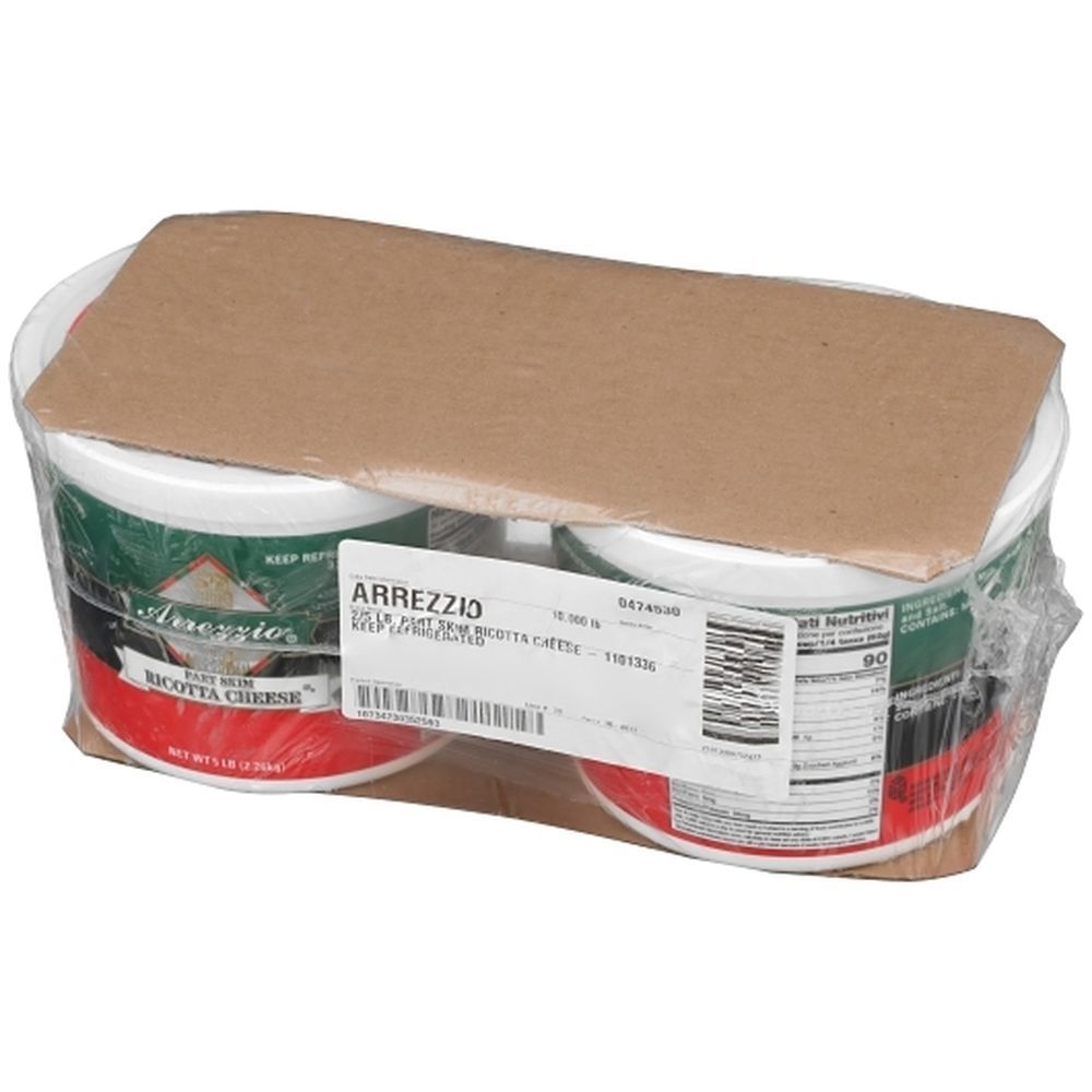 Private Label Arrezzio Part Skim Ricotta Cheese, 5 Pound -- 2 Per Case