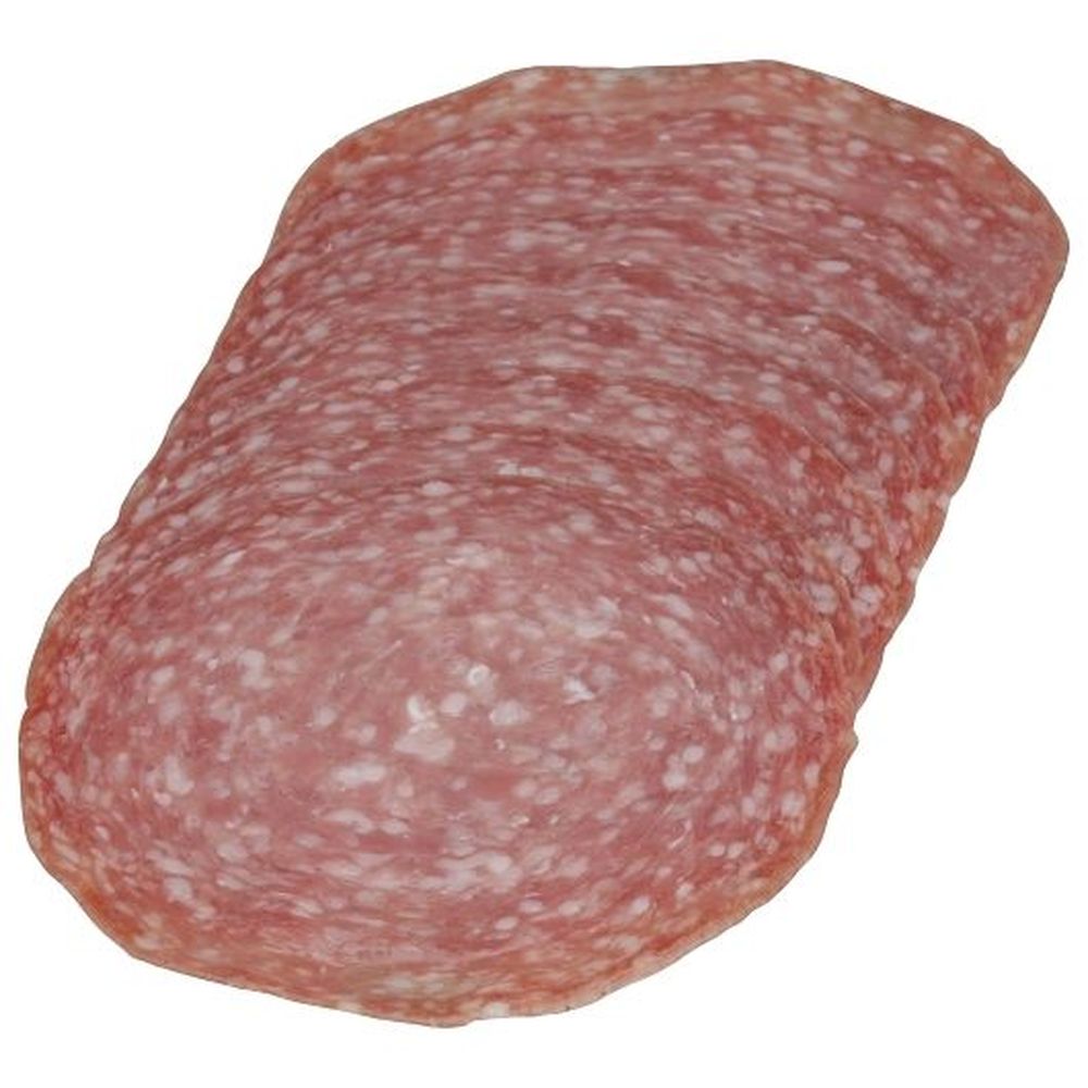 Del Duca Sliced Uncured Genoa Salami, 3 Ounce -- 12 per case
