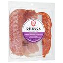 Del Duca 6 Ounce Spanish Uncured Salami and Dry Cured Prosciutto - Variety Pack - 12 per case