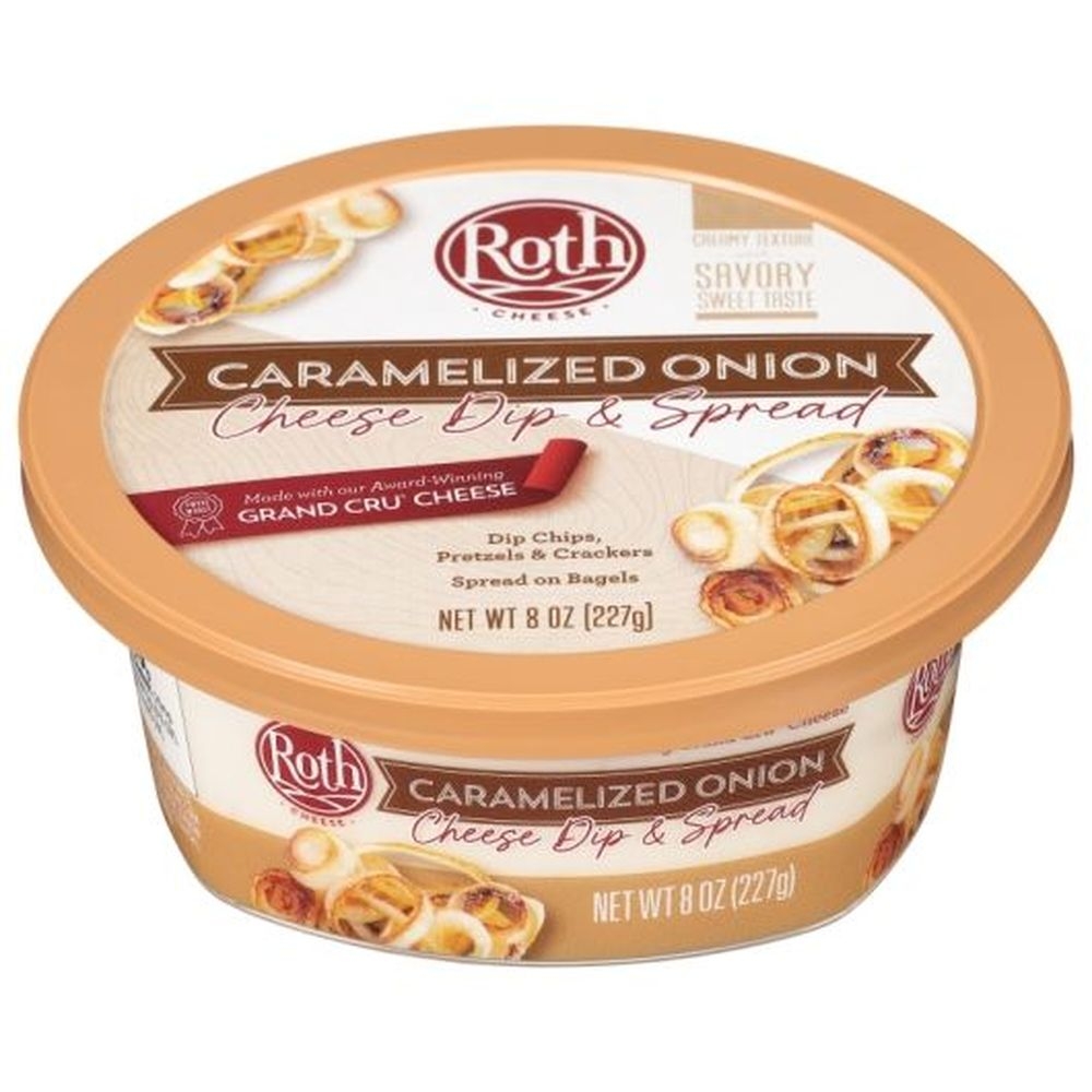 Roth Caramelized Onion Dip and Spread, 8 Ounce - 12 per case