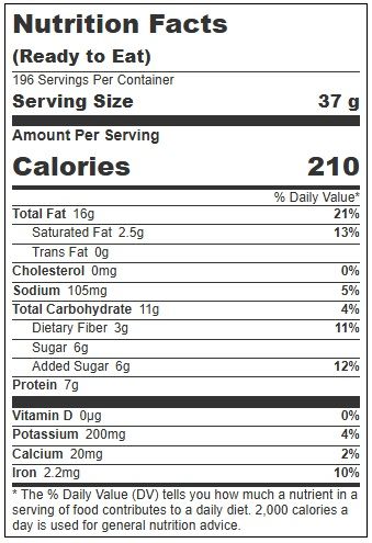 Sunbutter Chocolate Sunflower Butter, 5 Pound -- 2 Per Case