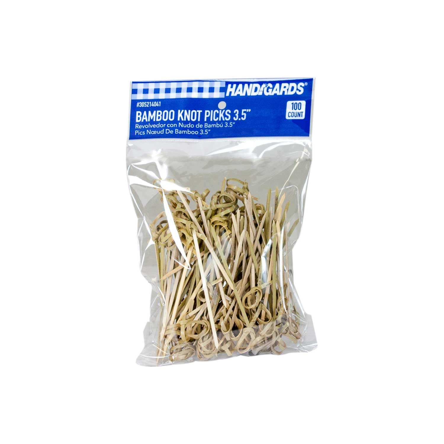 Handgards Bamboo Knot Pick, 3.5 Inch -- 1000 Per Case