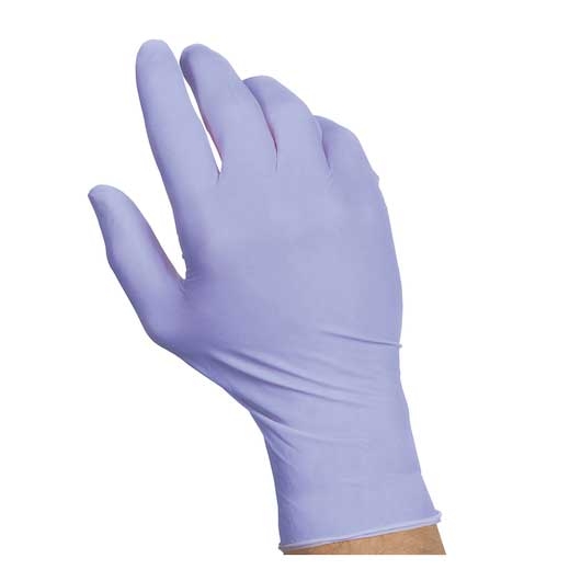 ValuGards Purple Extra Large Disposable Nitrile Gloves -- 1000 per case.