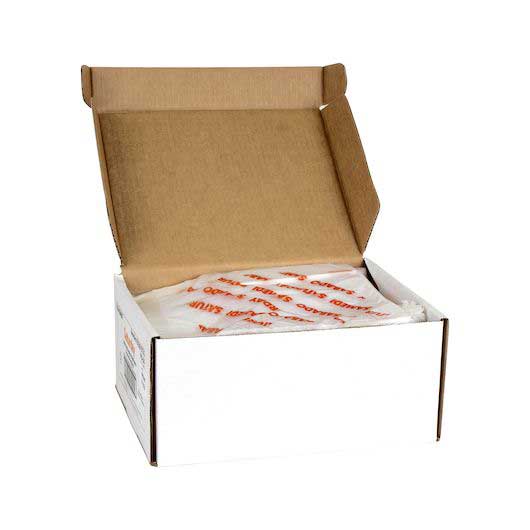 Valugards High Density Printed Saturday Orange Preportion Bag -- 2000 per case