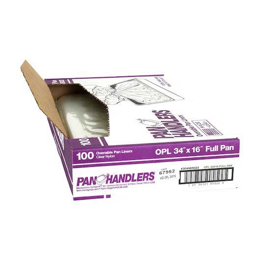 Pan Handlers Full Size 400 Degree Ovenable Pan Liner, 34 x 16 inch -- 100 per case