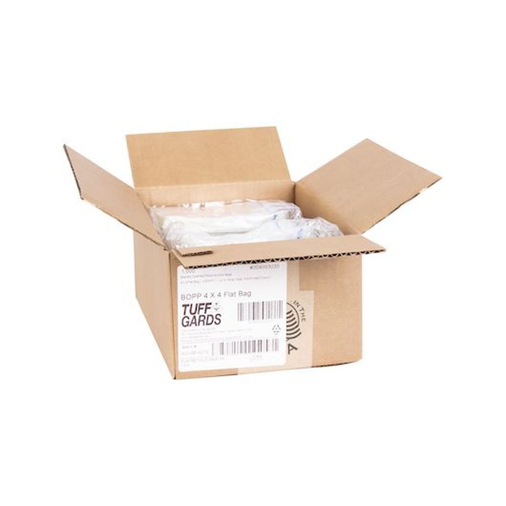 Tuffgards 4 X 4 Inch Poly Bag, 1000 Count