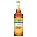 Monin Glass Caramel Sugar Free Flavor Syrup, 750 Milliliter -- 12 Case