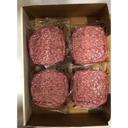 Jb Reserve Choice Angus Wide Shape 80 Percent Lean Beef Patty, 8 Ounce -- 20 per case