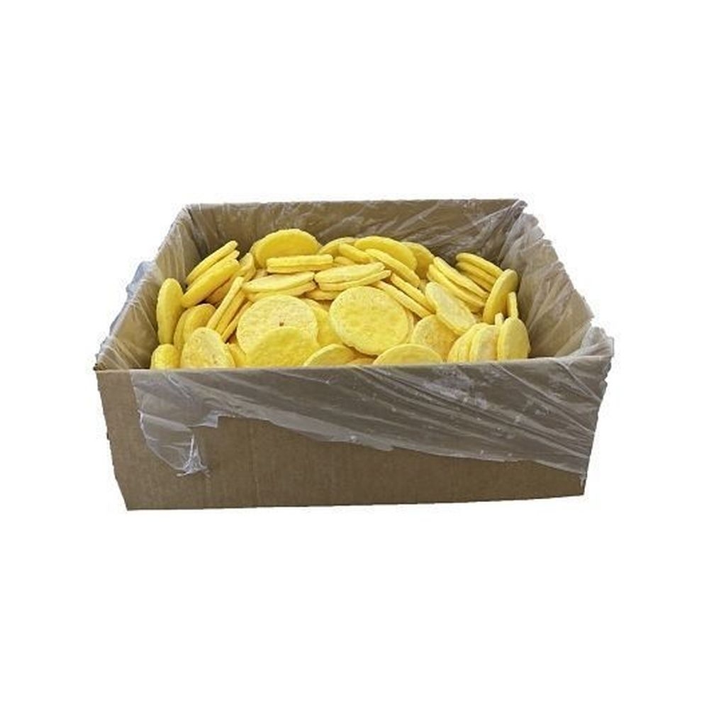 Papettis Table Ready 3.5 inch Round Fully-Cooked Scrambled Egg Patties, 23.438 Pound