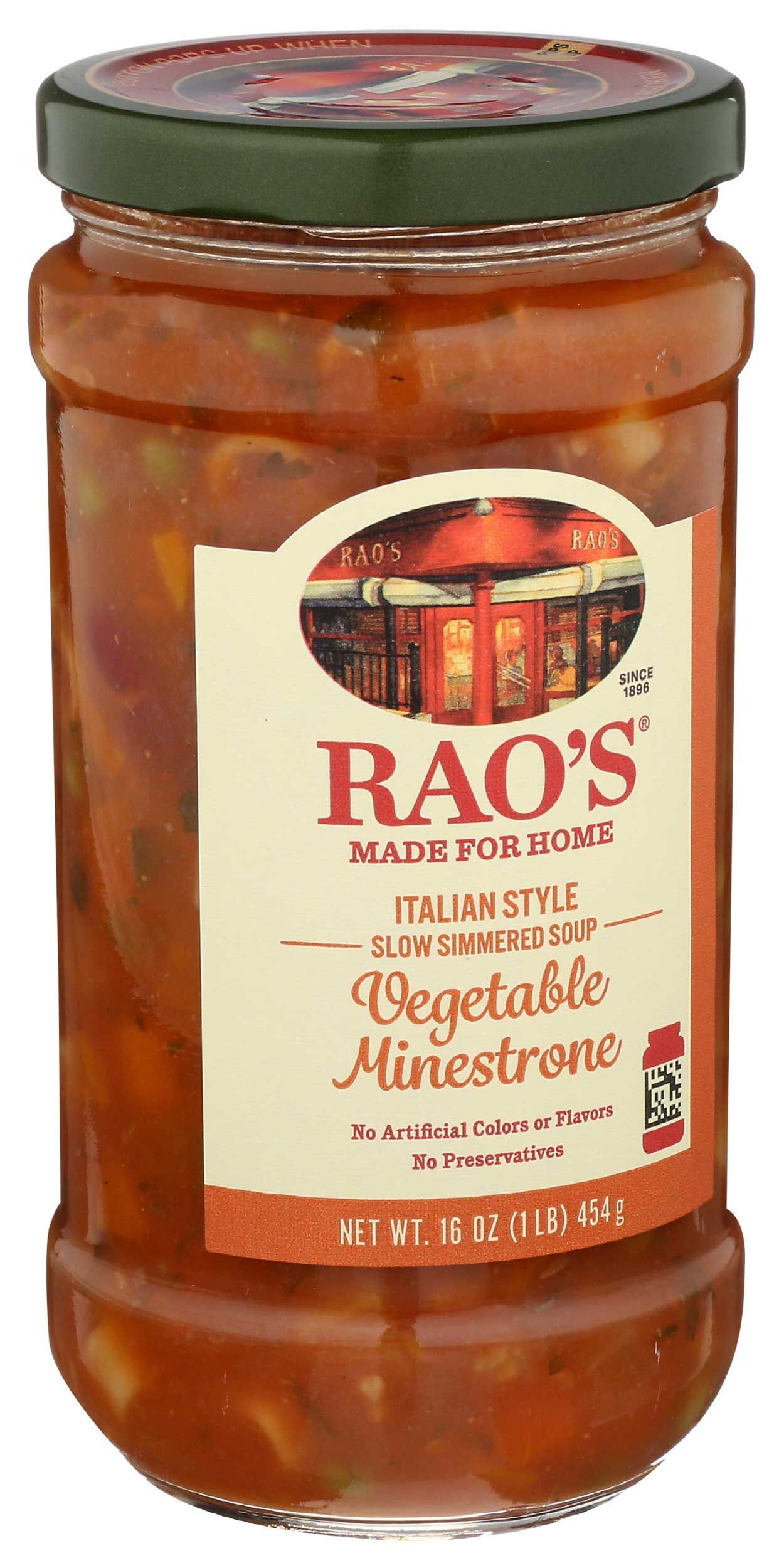 Rao's Vegetable Minestrone Soup, 16 Ounce -- 6 Per Case