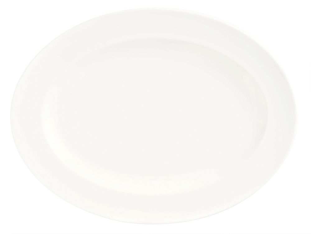 Syracuse China Slenda Royal Rideau Oval Platter, 11.5 Inch -- 12 Per Case