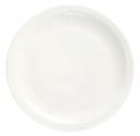 Syracuse China Slenda Royal Rideau Narrow Rim Footed Plate, 6 3/8 inch -- 36 per case.