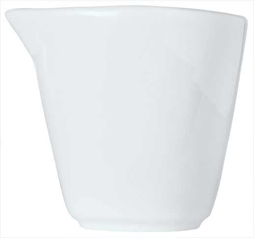 Syracuse China Aluma White Reflections Creamer, 3 Ounce -- 24 per case.