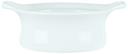 Syracuse China Chefs Selection Aluma White Small Casserole with Side Handle, 9 Ounce -- 24 per case.