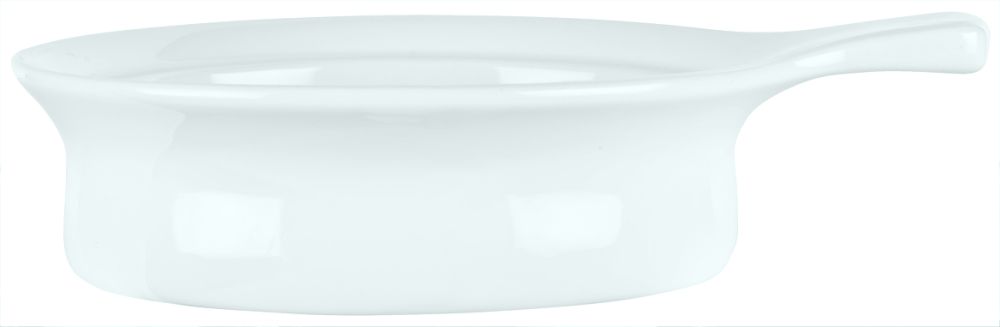 Syracuse China Chefs Selection Aluma White Medium Shallow Casserole, 10 Ounce -- 24 Per Case