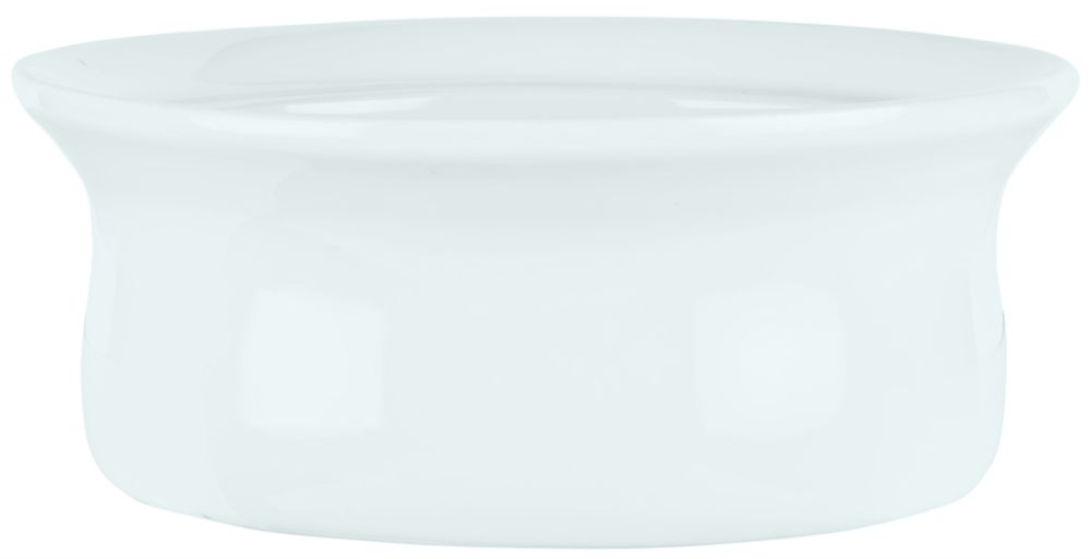 Syracuse China Chefs Selection Aluma White Large Deep Unhandled Casserole, 15 Ounce -- 24 Per Case