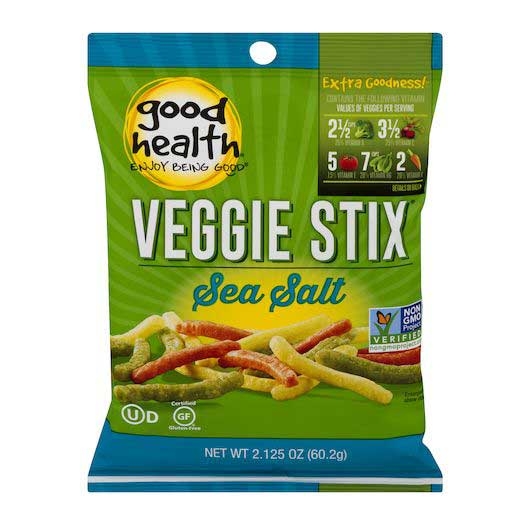 Good Health Natural Sea Salt Veggie Stick, 2.125 Ounce -- 10 per case