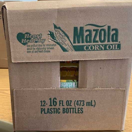 Mazola Corn Oil, 16 Fluid Ounce -- 12 per case