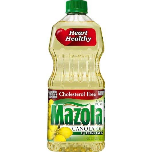 Mazola Canola Oil, 40 Fluid Ounce -- 12 per case