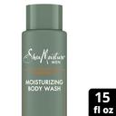Shea Moisture Men Raw Shea Butter and Mafura Oil Body Wash, 15 Fluid Ounce -- 4 per case