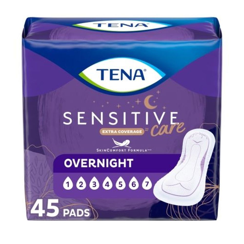 Tena Serenity Overnight Pads, 45 Count -- 2 Per Case