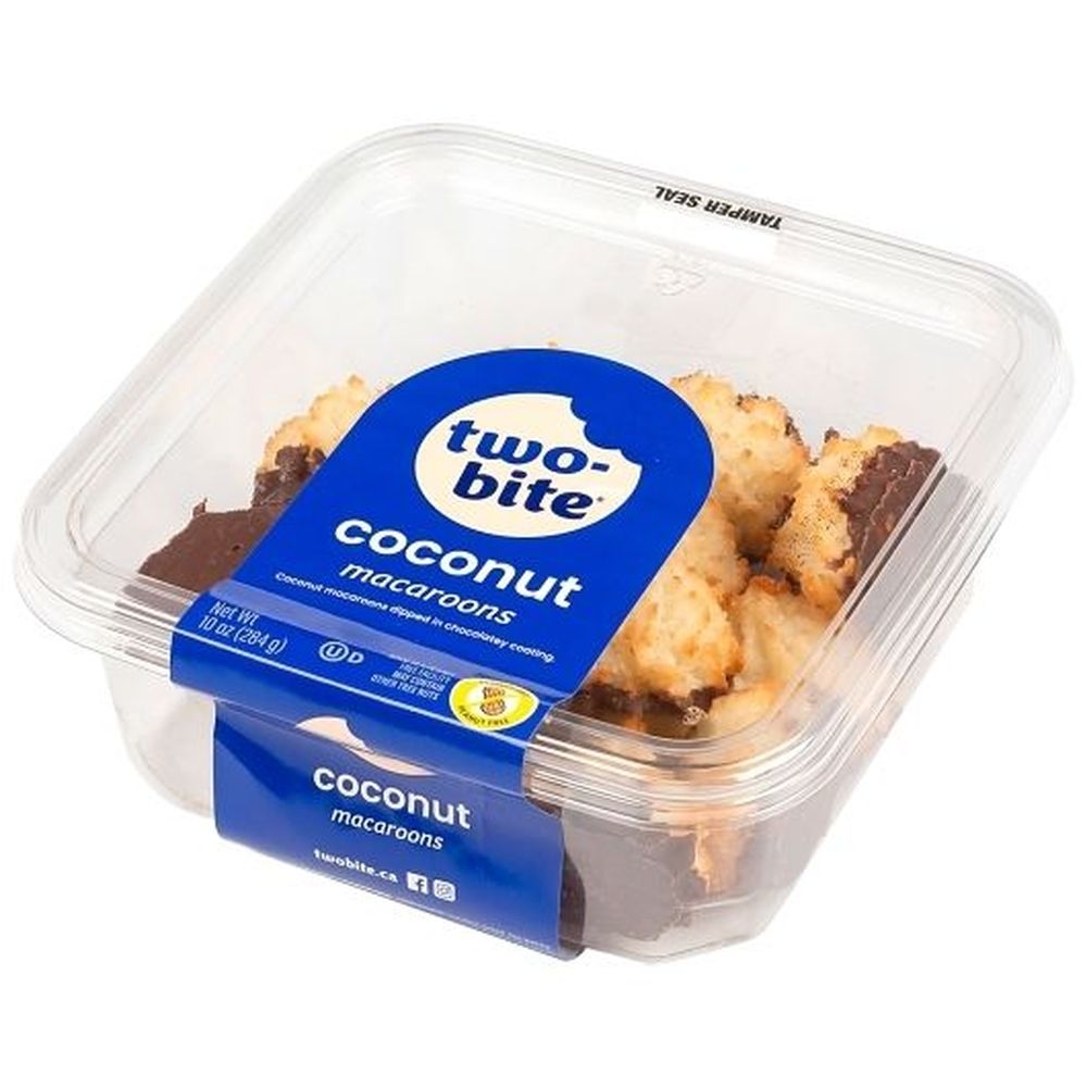 Two Bite Chocolate Dipped Macaroons, 10 Ounce - 24 per case