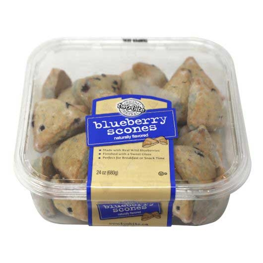 Two Bite Blueberry Scones, 24 Ounce -- 6 per case