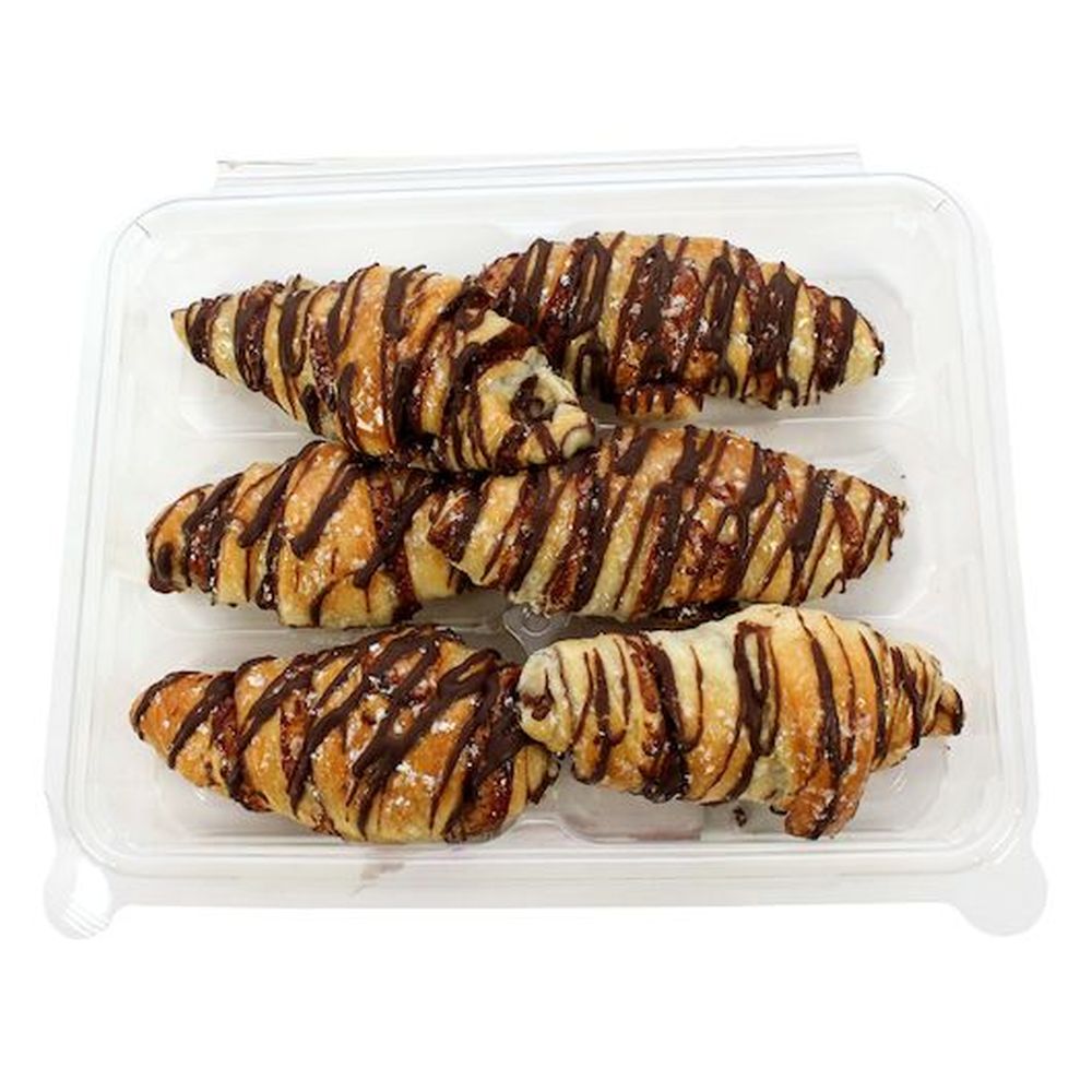 The Worthy Crumb Two Bite Chocolate Croissant, 4.5 Ounce - 12 per case