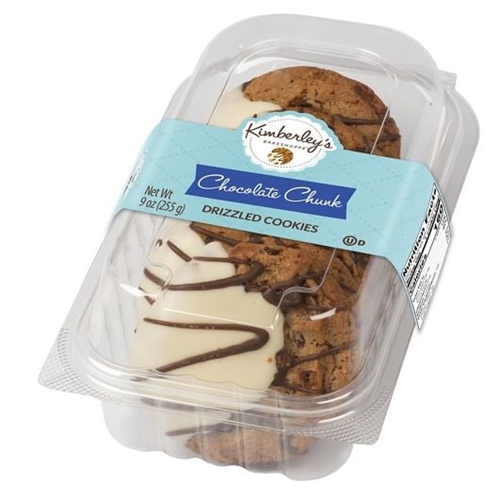 Kimberleys Bakeshoppe Chocolate Chunk Drizzled Cookie, 9 Ounce - 16 per case