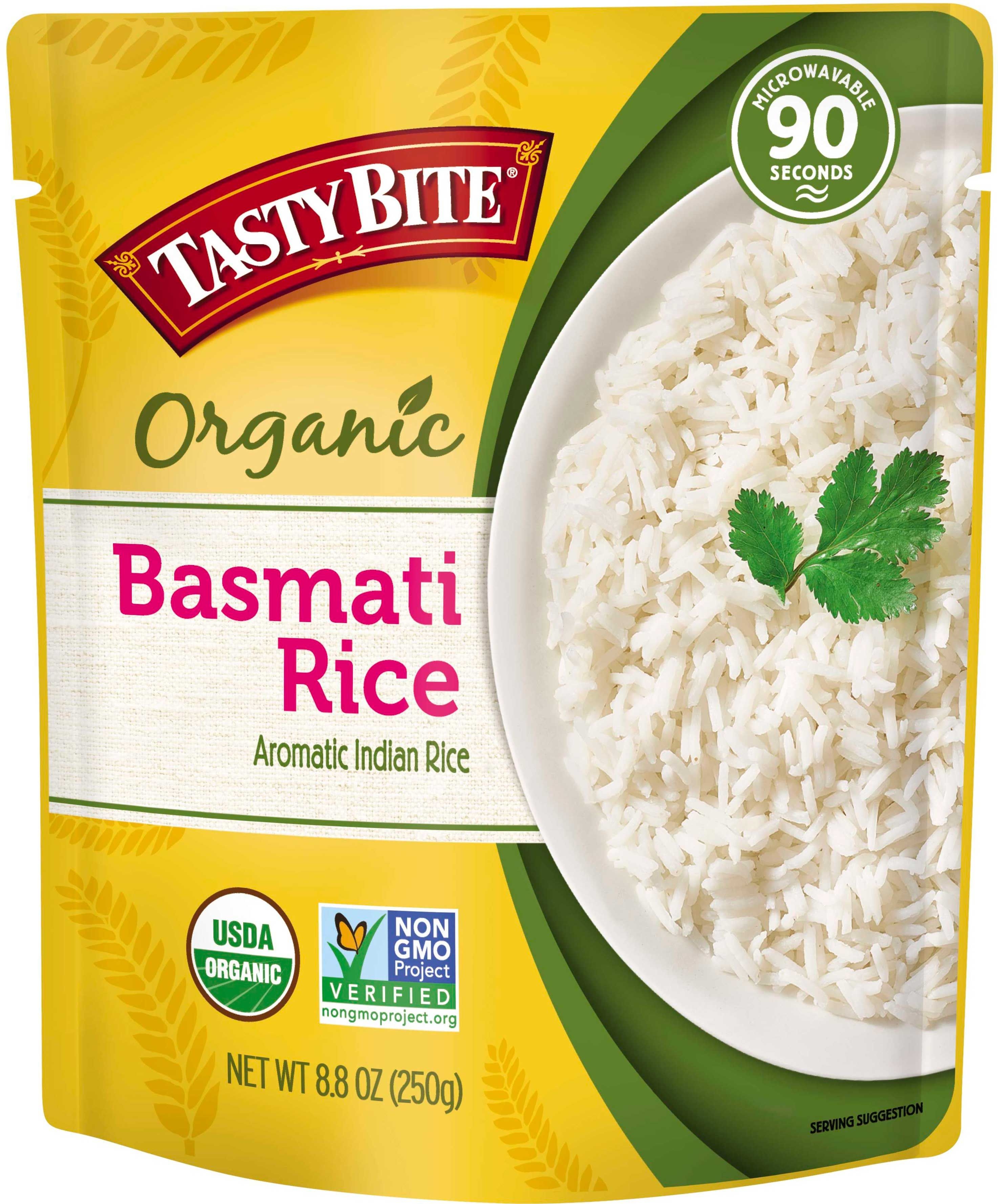 Tasty Bite Organic Basmati Rice, 8.8 Ounce -- 12 per case