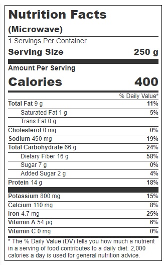 Tasty Bite Mediterranean Style Protein Bowl, 250 Gram -- 6 per case