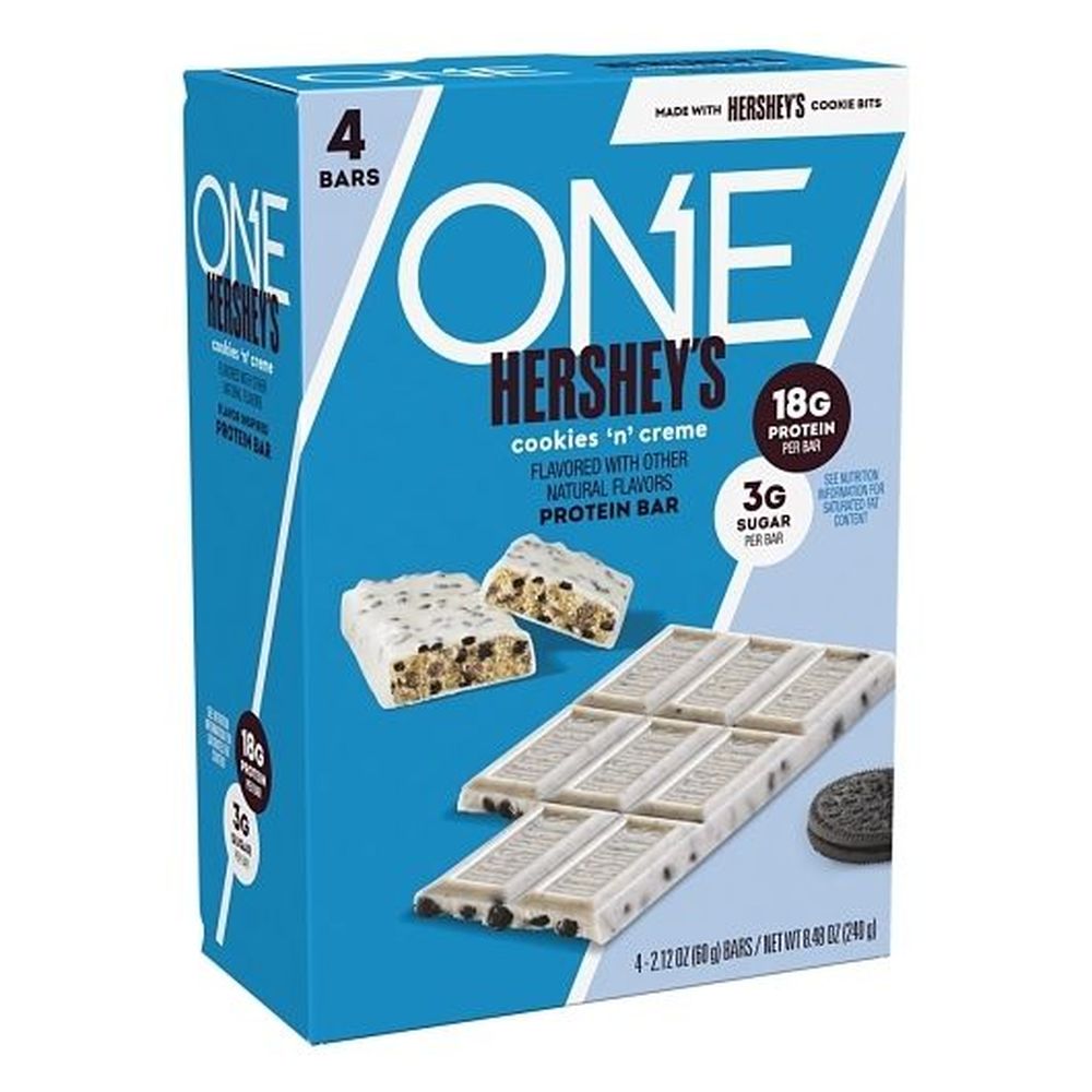 One Hersheys Cookies N Creme Flavor Inspired Protein Standard Bar, 8.48 Ounce - 6 per case