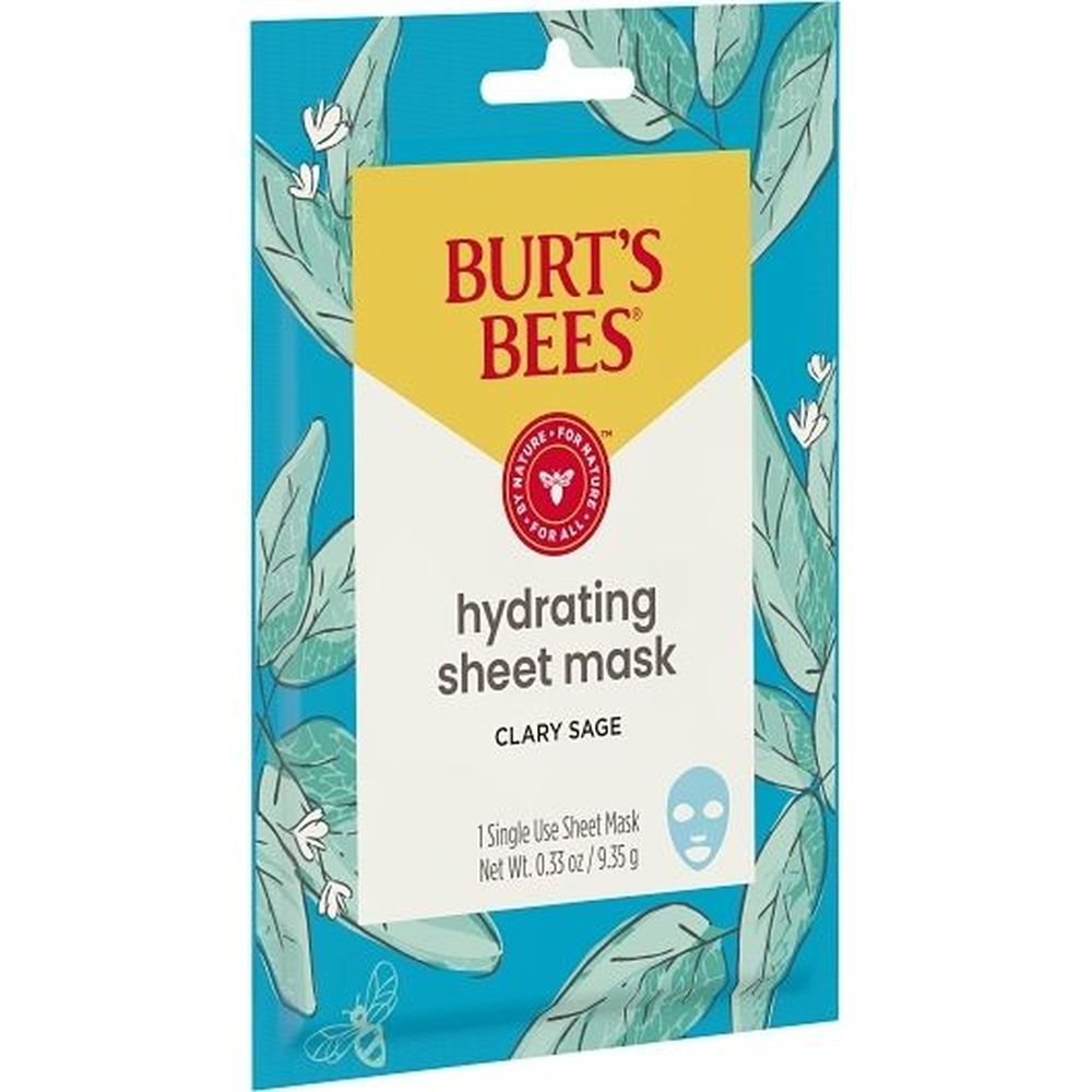 Burts Bees Hydrating Sheet Mask with Clary Sage -- 48 per case